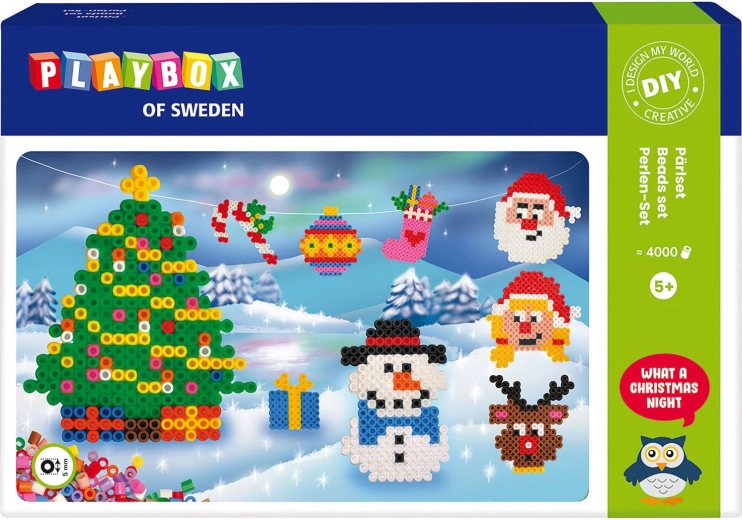 Playbox Peglica Perle Set Božić 4000 kom