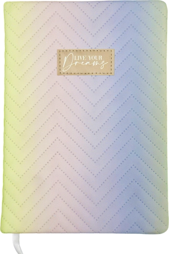 A5 notebook with a gradient PU cover - 1 piece