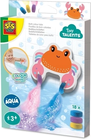 SES bath water coloring tablets – crab (18 pcs)