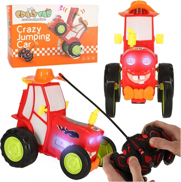 Skačući i plešući RC traktor na daljinsko upravljanje – crveni