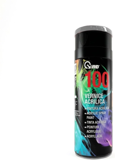Acrylic enamel spray paint for metal, plastic and wood 400 ml – aluminum