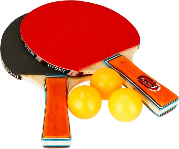 Paddles with double-sided covering