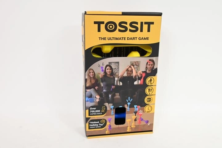 Tossit početni set strelica s usisnom čašicom 7 kom plavo/žuto