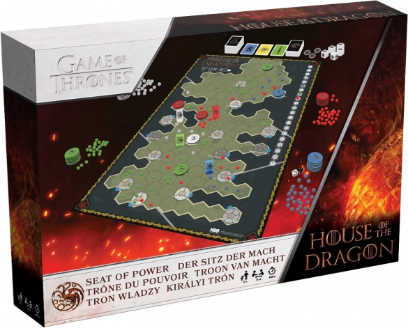 Prijestolje moći: strateška društvena igra HOUSE OF THE DRAGON (Cartamundi)