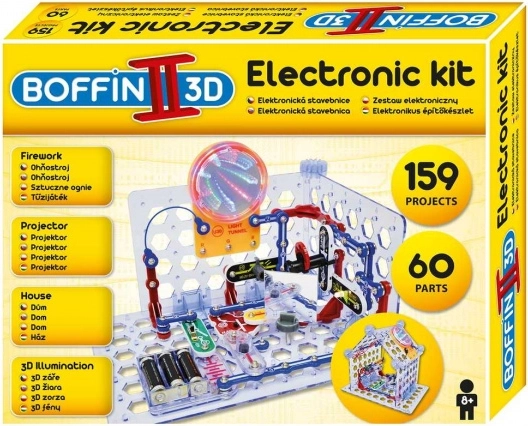 Boffin II 3D elektronički komplet za sastavljanje s 3D efektima i projektorom