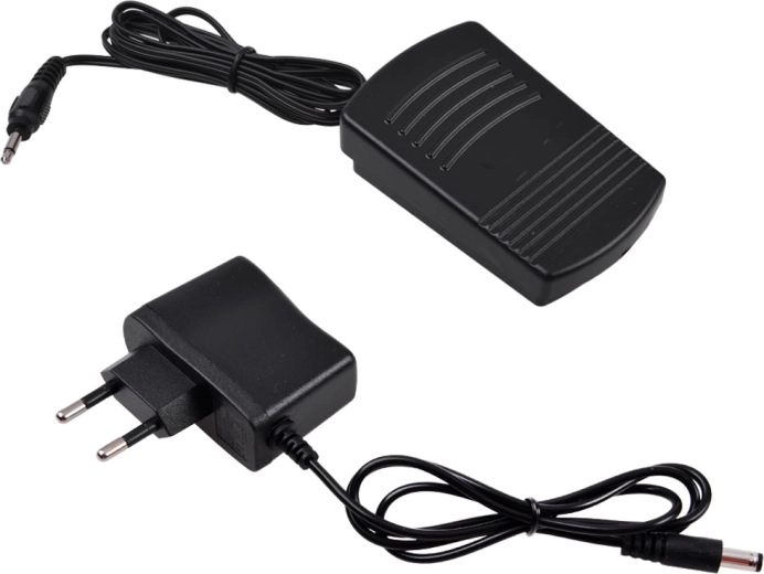 Foot pedal control and 2 speeds