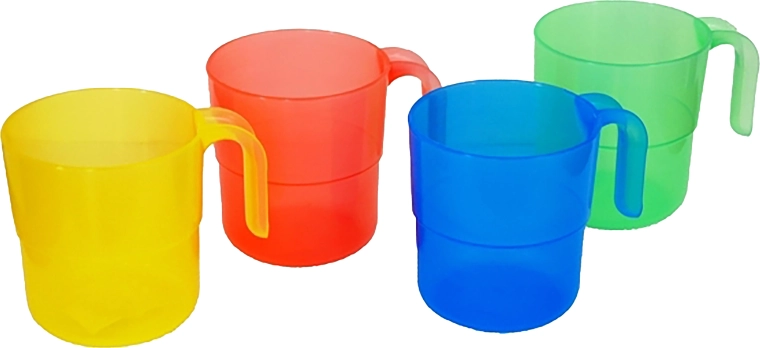 Složiva plastična šalica 0,33 l – mješavina boja