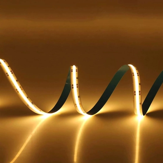 COB LED strip warm white 24 V, 11 W/m, 10 m