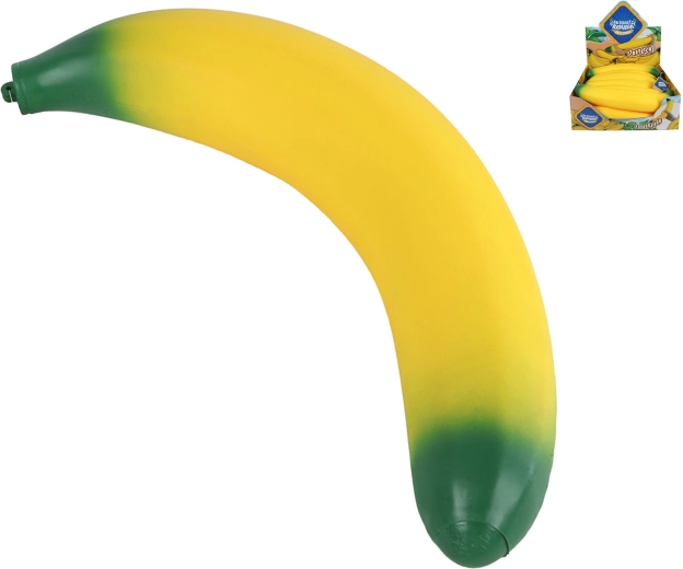 Giga squeeze banana – rastezljiva antistres igračka za gnječenje 37 cm