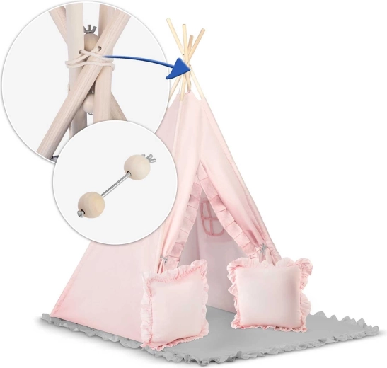 Stabilna drvena konstrukcija sa stabilizatorom