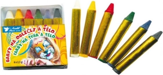 Boje za lice i tijelo – set od 6 komada