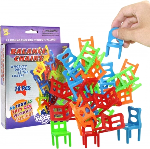 WOOPIE balansirajuća igra BALANSIRAJUĆE STOLIČICE za djecu od 3 godine