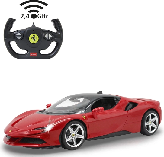 Jamara Ferrari SF90 Stradale RC Car 1:14 Red - 1 Piece