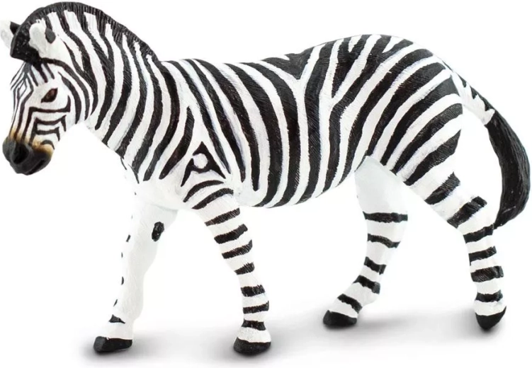 Safari Ltd. zebra (plains zebra) figure