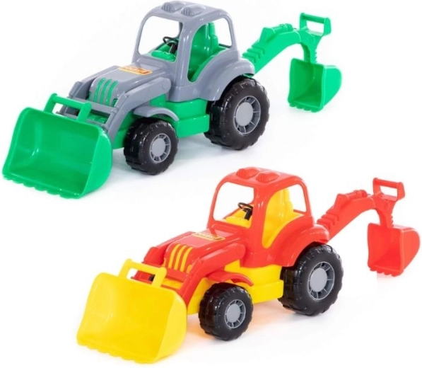 Moćan traktor bager - 1 komad