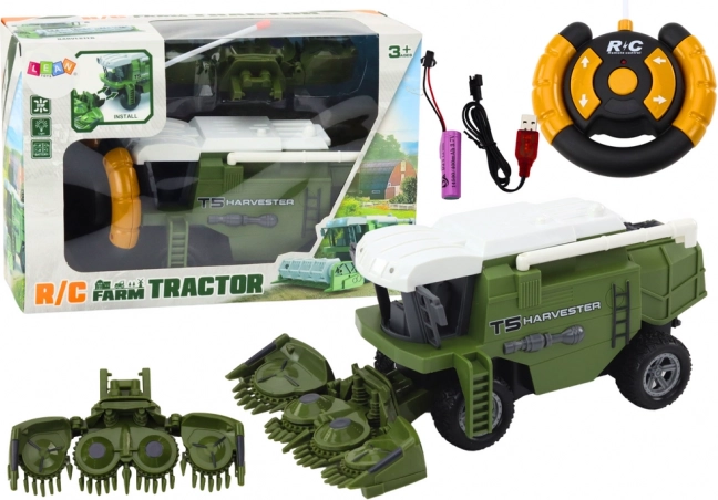 RC poljoprivredni kombajn zeleni