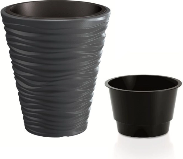 Sadilica s uloškom SAND 38,8 cm antracit
