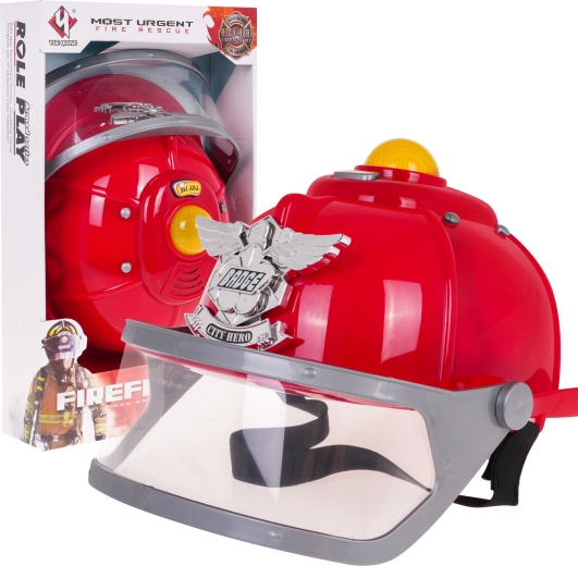 Interaktivna vatrogasna kaciga za djecu 3+ sa svjetlima, sirenom i podesivim opsegom