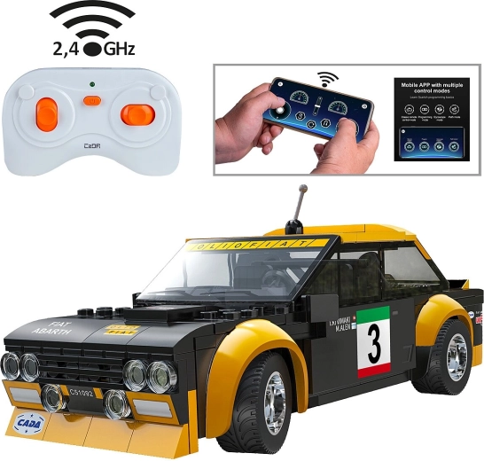 CaDA Fiat Abarth 131 građevinski set s daljinskim upravljanjem 1:20