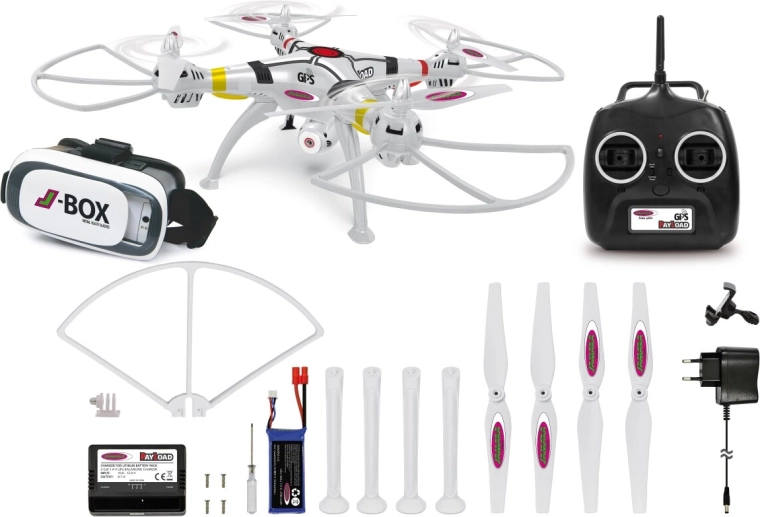 Powerful motors and payload capacity of up to 350 g