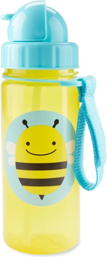 Skip Hop Zoo šalica sa slamkom, pčela, 385 ml