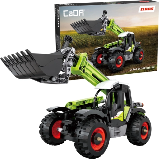 CaDA teleskopski utovarivač Claas Scorpion 756 – građevinski set od 401 dijela