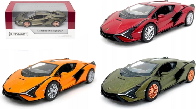 Lamborghini metalni model 1:40 s namotavajućim pogonom Pull Back