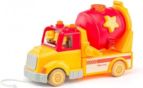 Šarena dječja betonara s oblikovnim sorterom i efektima