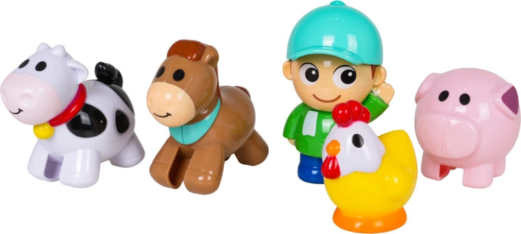 Animals and a farmer for role play