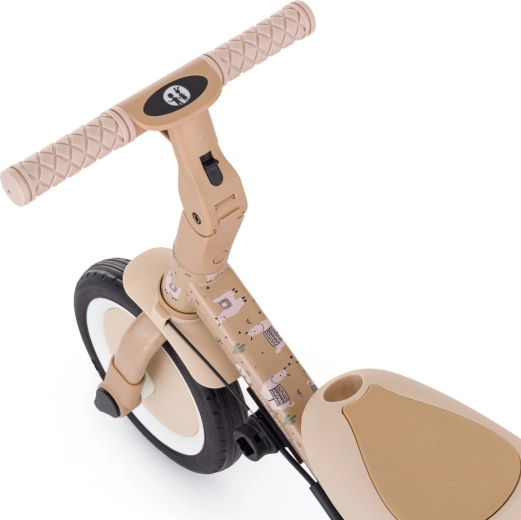 Quick tool-free conversion + durable wheels
