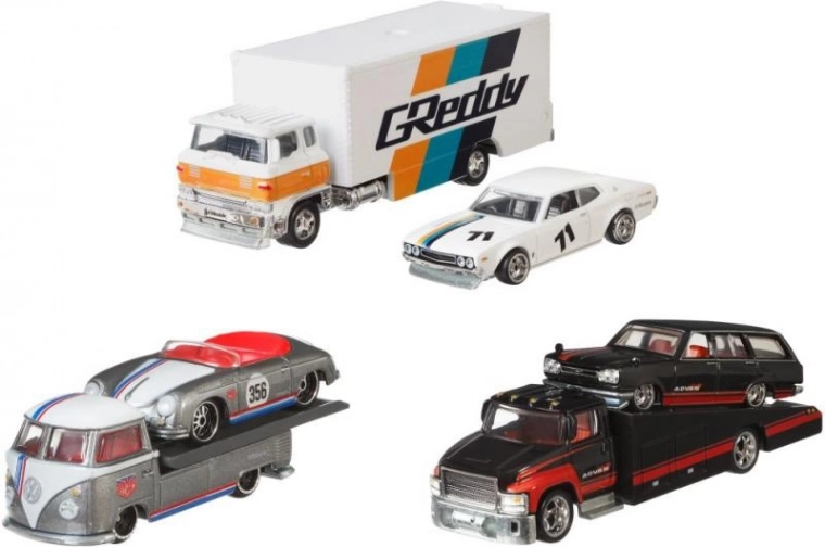 Kamion i trkaći autić Hot Wheels
