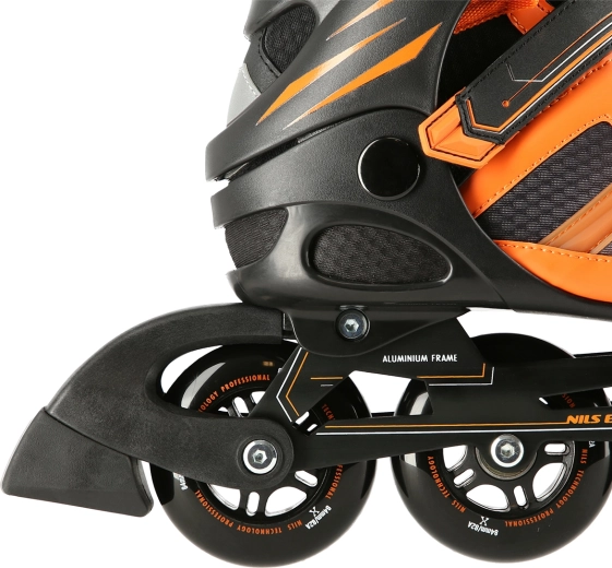 Rigid aluminum frame and ABEC 9 bearings
