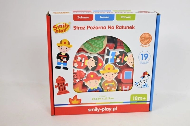 SmilyPl drvena vatrogasna postaja