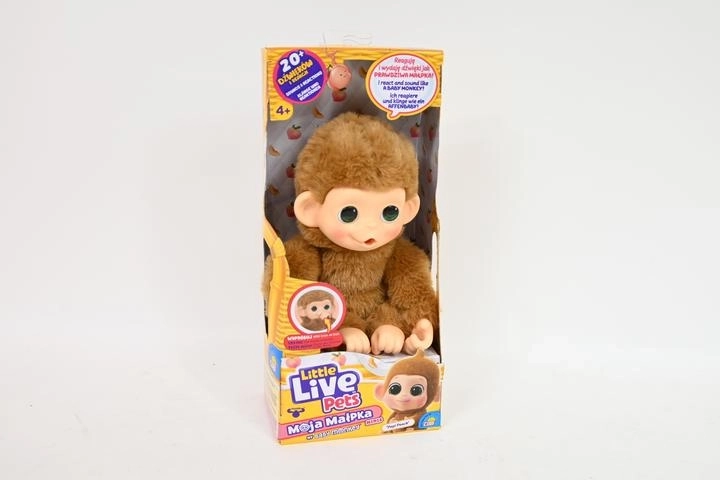 Little Live Pets My Baby Monkey Minis interactive monkey Pepi Peach