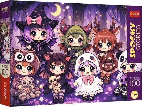 Puzzle SpookyStories: leśna drużyna czarów (100 dijelova)