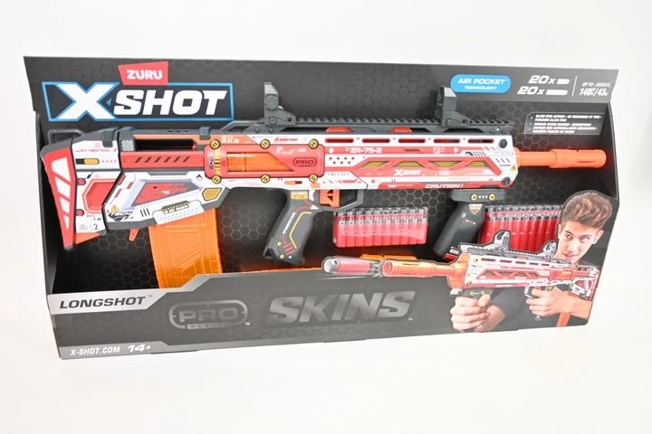 Zuru X-shot Skins Longshot blaster s dometom 43 m