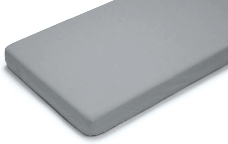 Petite&Mars rastezljiva jersey plahta Soft Dream 120 × 60 cm siva
