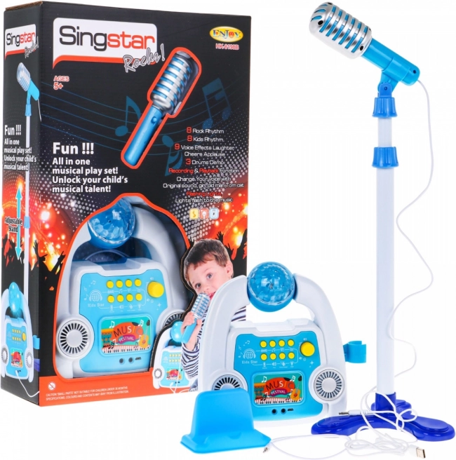 Dječji karaoke set s mikrofonom i stalkom