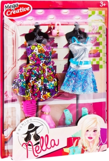 Doll dresses and accessories – set of 6 pcs