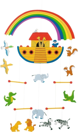 Children's Hanging Mobile – Noah's Ark