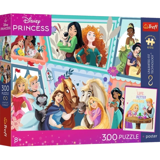 300 dijelova s motivom Disney princeza