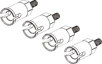 Z18 Axle Set - 4 Pieces