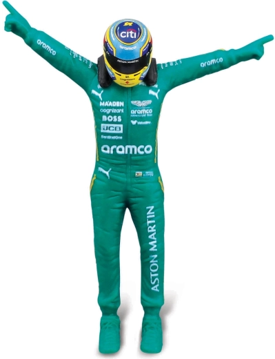 Figurica Fernando Alonso u šampionskoj pozi