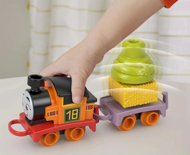 Wagon with rocking cargo