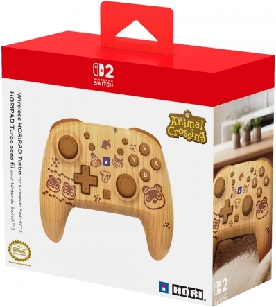 Bežični kontroler HORIPAD Turbo Animal Crossing Wood Brown za Nintendo Switch