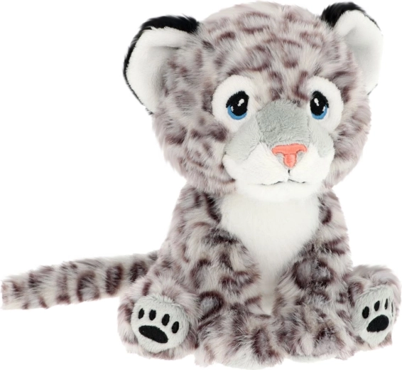 Keel Toys Keeleco snježni leopard – eko plišanac 14 cm