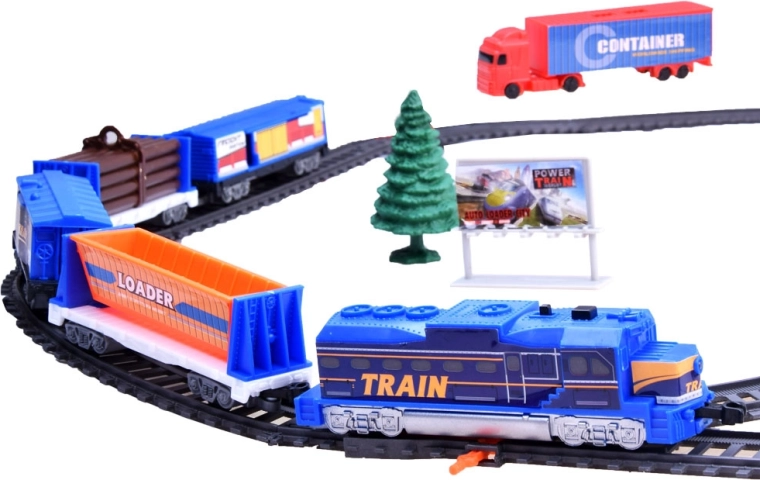 Locomotive with 2 speeds and light