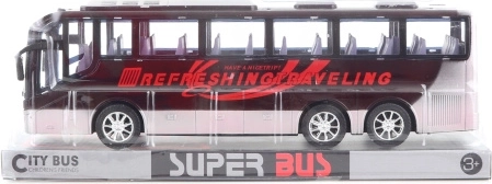 Black Friction Bus Toy