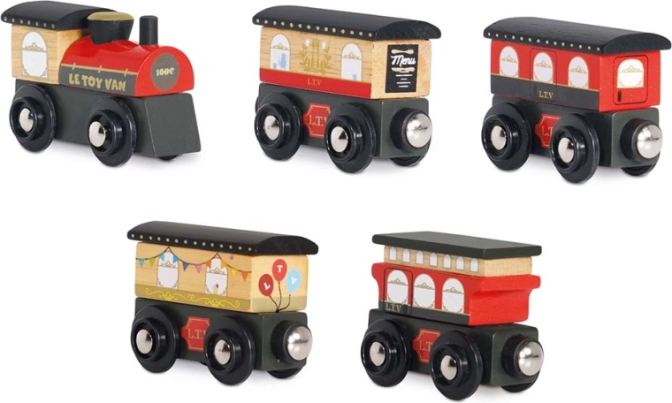 Le Toy Van drveni vlakić Royal Express s vagonima