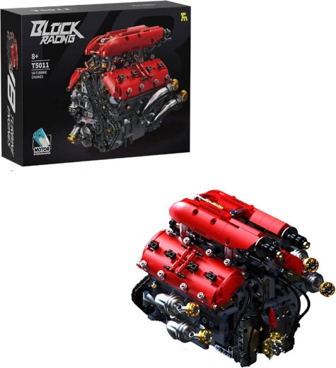 Komplet za slaganje turbinskog motora V8 – 1370 dijelova